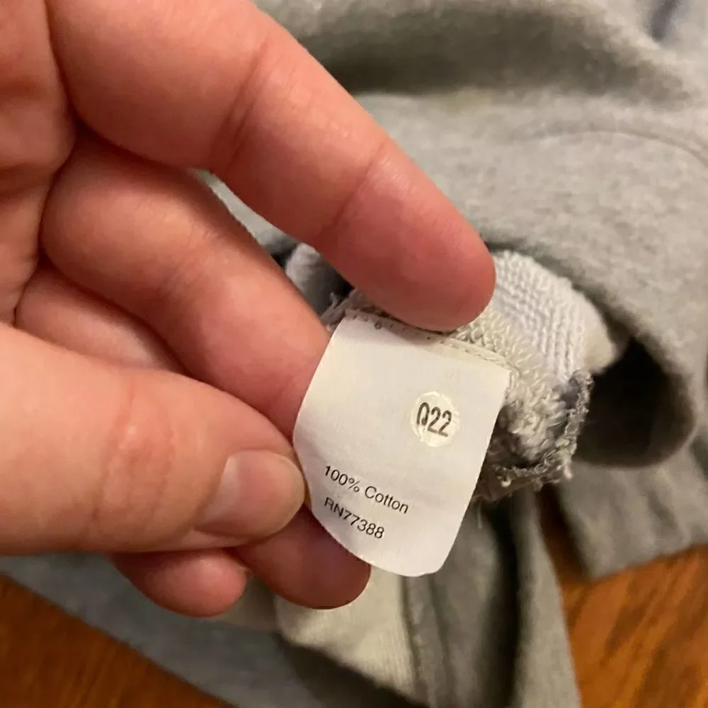 J. Crew Gray Silver Shimmer Sweatshirt Small